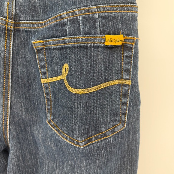 Bill Blass Womens Size 6 Stretch Bootcut Jeans Dark Wash Circular Fit - Picture 6 of 9